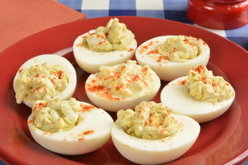 Deviled egg appetizers