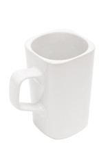 a white coffee mug