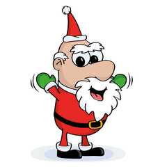 Happy Santa, Cartoon Santa Claus