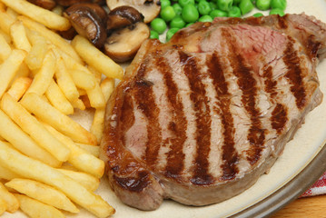 Sirloin Steak Dinner with Fries