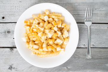  food, closeup, isolated, french fries, dish, quebec, meal, plat