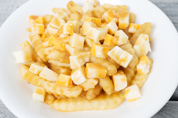  food, closeup, isolated, french fries, dish, quebec, meal, plat