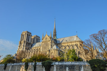 Notre Dame at the Siene river . Paris, France - 72472448