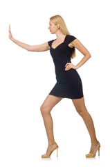 Obraz premium Woman isolated on the white background