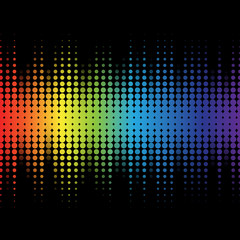 Color graphic equalizer