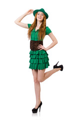 Woman in fashion clothing concept