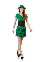 Woman in fashion clothing concept