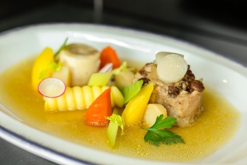 Delicious gourmet food