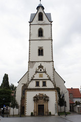 Fototapeta na wymiar Busdorfkirche Sankt Petrus und Andreas