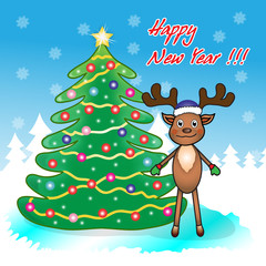 Fototapeta premium Christmas and New Year