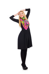 Woman in fashion clothing concept