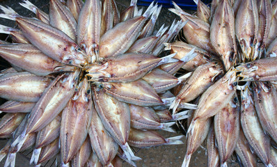 Dried fish, seafood product, Vietnamese food