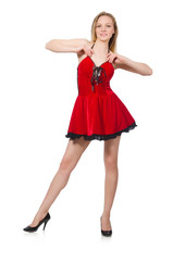 Young woman in fashion concept