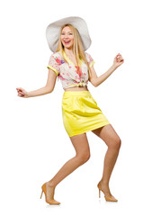 Young woman in fashion concept