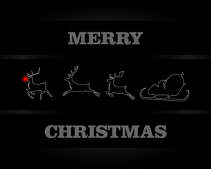 Elegant christmas greeting