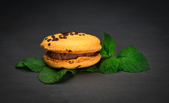 Maracon citron chocolat