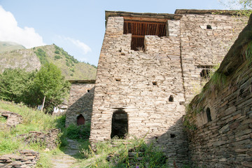 Shatili town castle