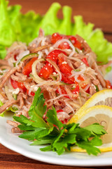 Fresh funchozy salad