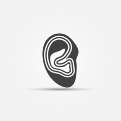 Vector ear icon