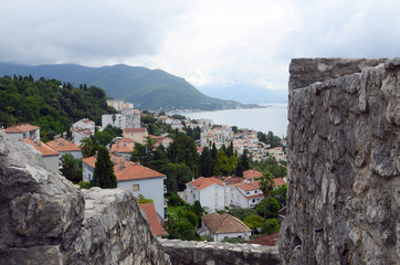 Fototapeta na wymiar View at the Herceg Novi, Montenegro