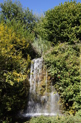 Cascade dans le parc de la Vallée des singes