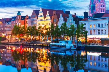 Foto op Canvas Lübeck, Duitsland © Scanrail
