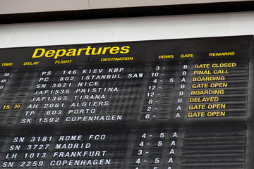 Fototapeta premium Terminal Info Board - 14
