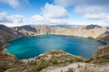 Poster Quilotoa crater lake, Ecuador © Noradoa