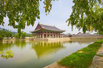 Naklejka premium Gyeongbokgung Palace, Seoul, Korea