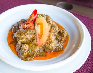Beef rendang