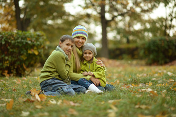 Fototapeta premium Happy smiling family