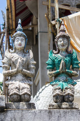 Old Thai angel statue