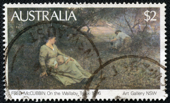 On The Wallaby Track, By Fred McCubbin