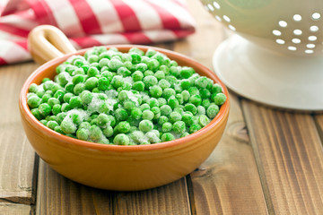 frozen peas