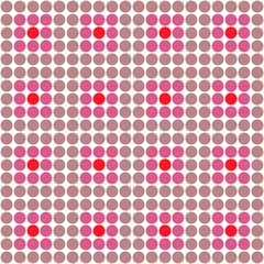 Abstract simple circles seamless pattern background