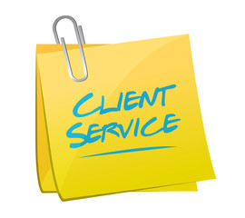 client service memo post illustration