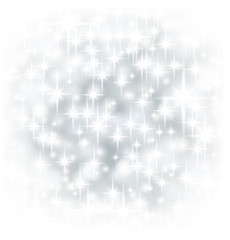 Silver starry christmas background.