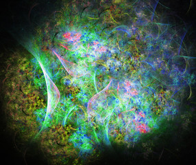 Abstract fractal background