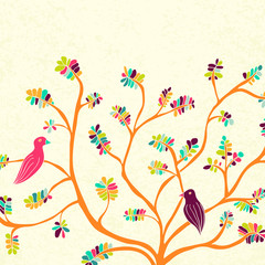 Tree with birds
