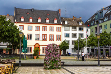 Munzplatz square in Koblenz, Germany