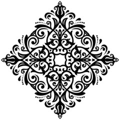 Floral Vector Pattern. Orient Abstract Background