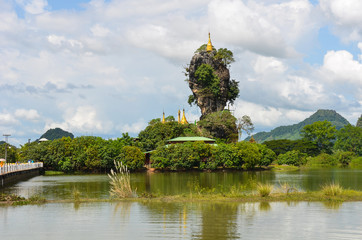 Myanmar, south, sanktuary near Hpa-an, Kayin- State