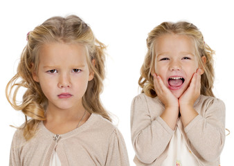 Portrait of a pretty liitle girls