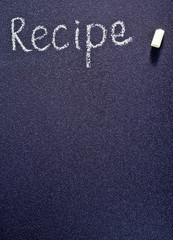 Fototapeta premium black board for recipe