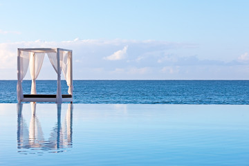 gazebo and sea