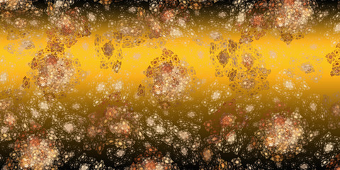 gold floral background