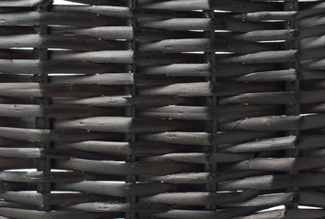 Basket texture from natural wicker