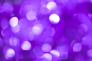 Christmas Bokeh Background: Vibrant Violet. Stock Image.