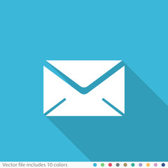 Flat Long Shadow Icon