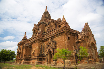Fototapeta na wymiar Single Padoga in Bagan, Myanmar